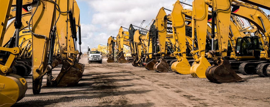used excavator