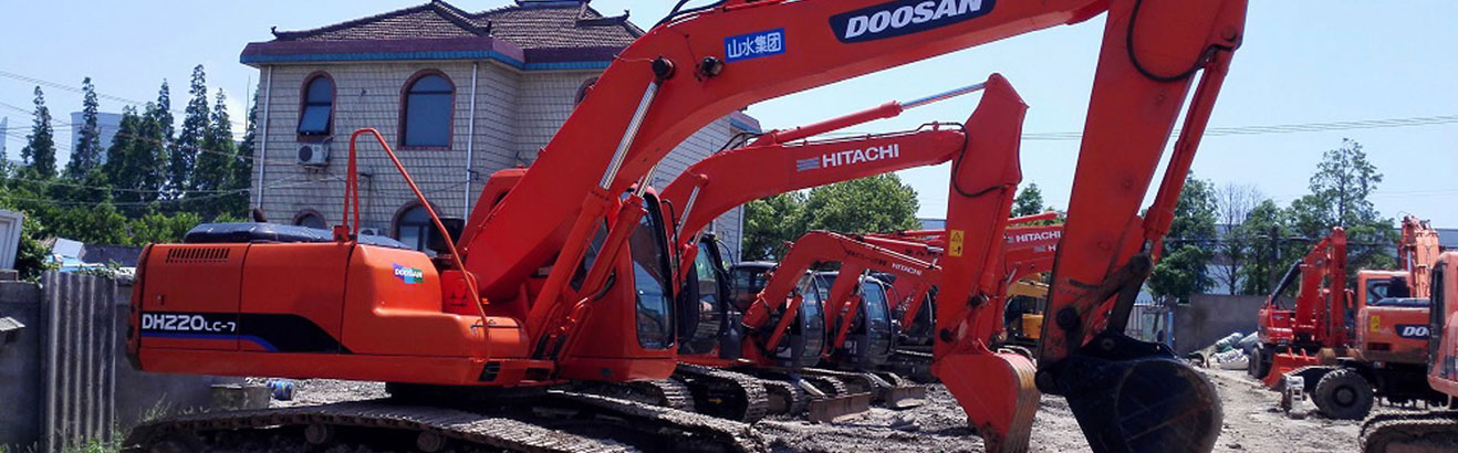 used Doosan excavator