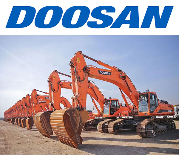 used doosan excavator