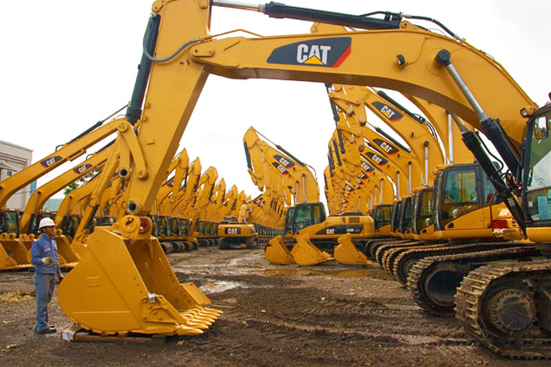 used excavator