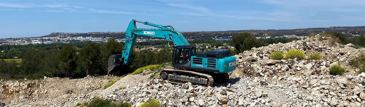 used KOBELCO excavator