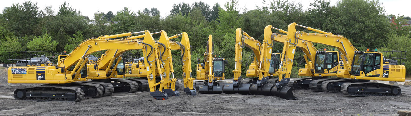 used KOMATSU excavator